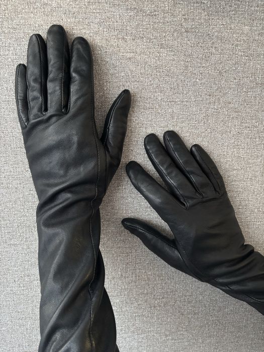 Рукавиці шкіряні “Elegant” довгі (розмір 6,5)