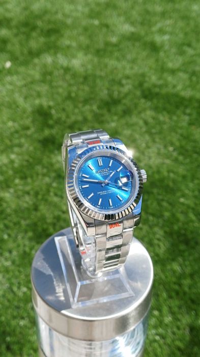 Relógio Seiko Mod automático Datejust Azul