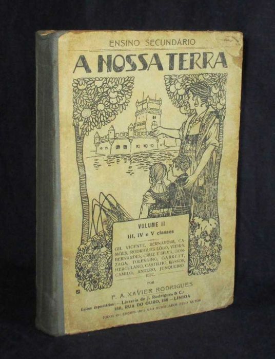 Livro A Nossa Terra Volume II Xavier Rodrigues Ensino Secundário