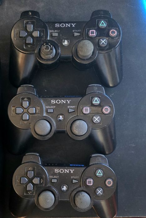 3 Comandos Originais Sony DualShock 3 para PlayStation 3