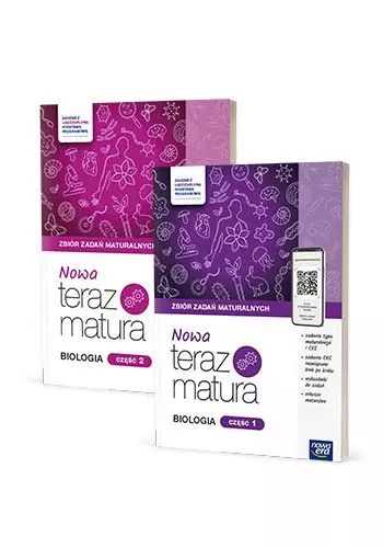 Nowa Teraz Matura. Biologia. Zbiór zadań maturalnych. Część 1 i 2. Nowa Era. Nowy Produkt