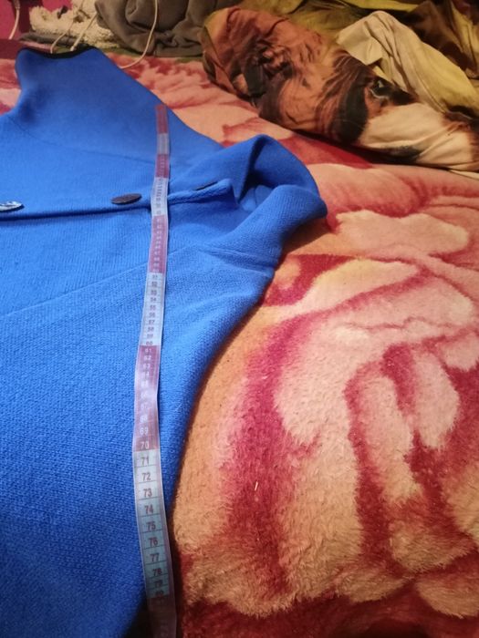Kimono niebieskie ciemne piękny kolor XL