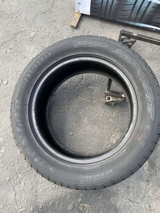 Шини 235/55 R17 Dunlop  літо 6-6,5мм 2021р