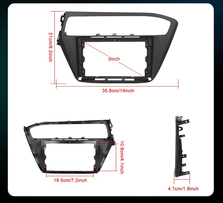 Radio nawigacja HYUNDAI i20 2018  2019  2020NAVI GPS Android