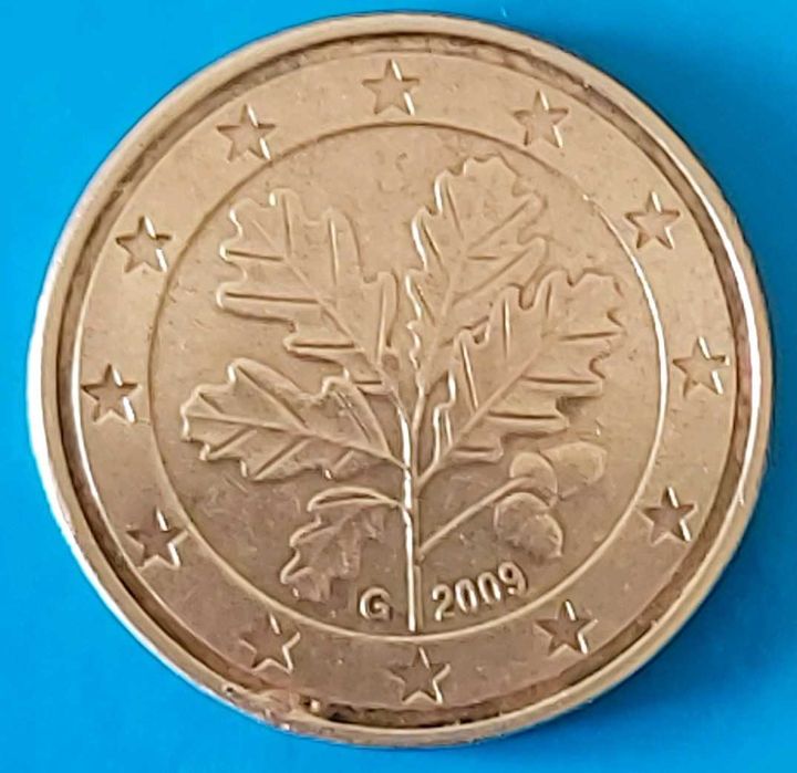5 Cêntimos de 2009 * G * da Alemanha
