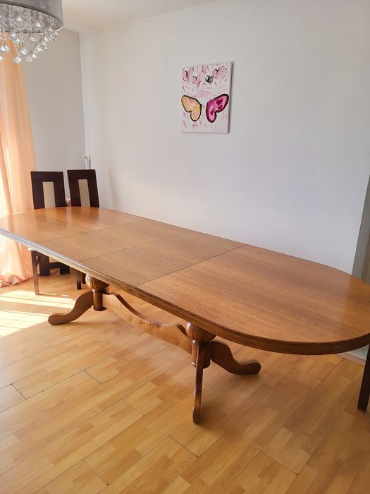 Stół dębowy rozkładany