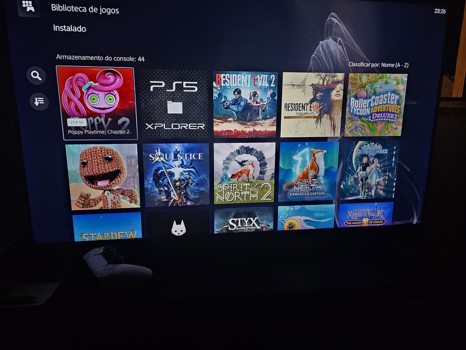PS5 Slim Digital 1TB Desbloqueado + 1 Comando + jogos