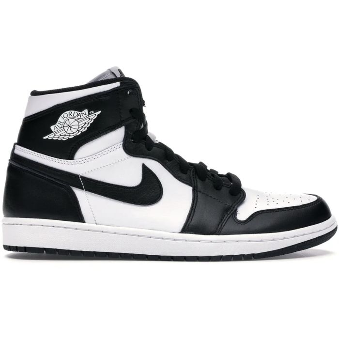 Кроссовки Nike Air Jordan, белые с черным.