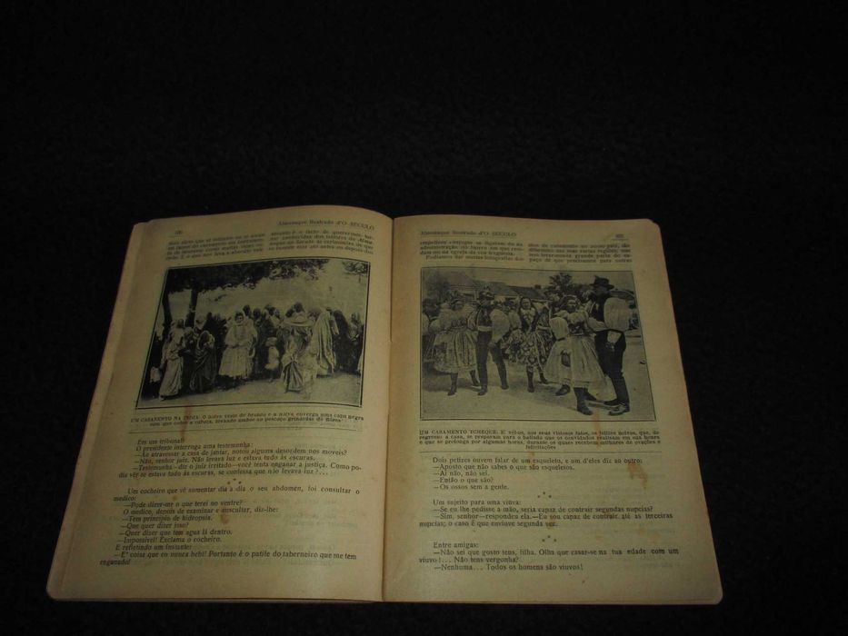 Livro Almanaque Ilustrado do Jornal O Século 1918 Raro