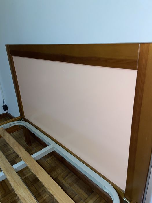 cama estrado + colchão