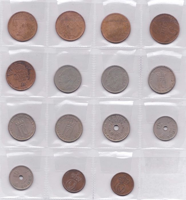 15 moedas Noruega
