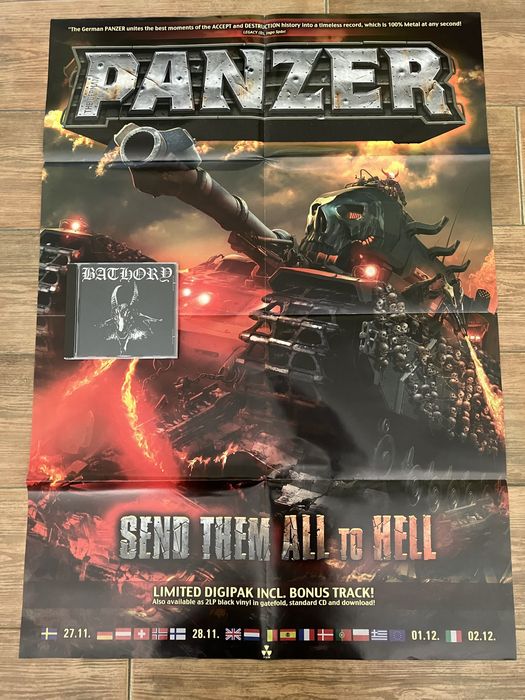 Poster Panzer - Send Them All to Hell - Original Nuclear Blast