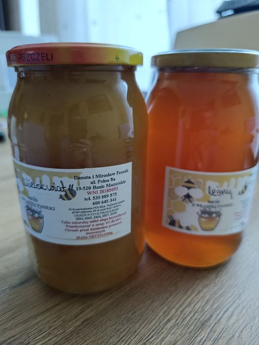 Miód pszczeli z domowej pasieki