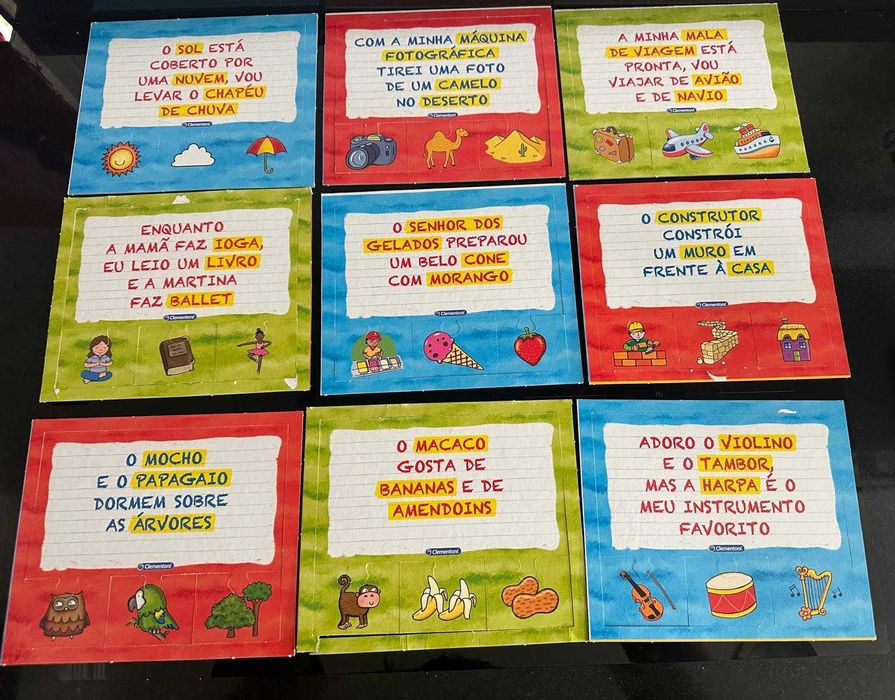 Jogo Educativo / didático: "Jogos de Leitura" - Clementoni