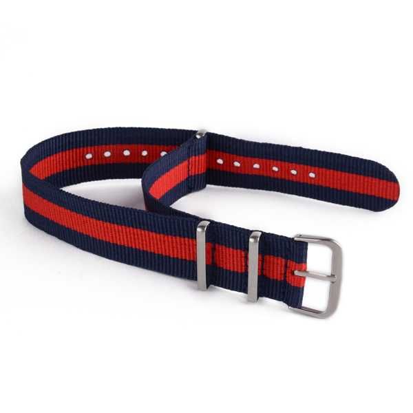 Pasek do zegarka NATO nylonowy parciany 18mm 20mm 22mm strap bond