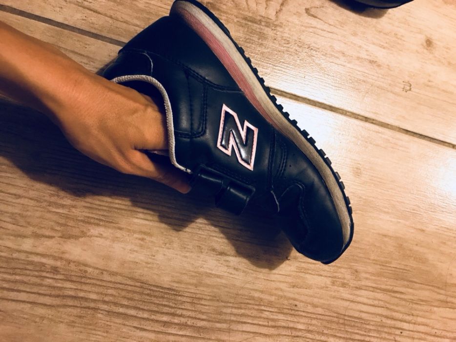 new balance NB adidasy buty czarne rozowe