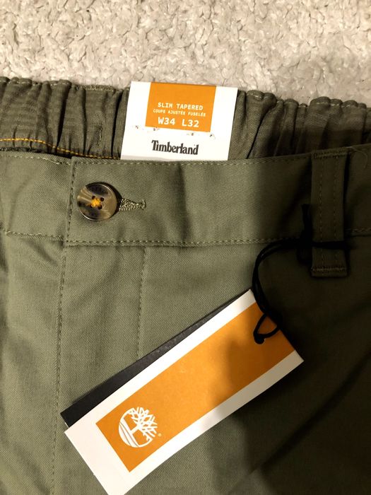 Timberland Powered by Outlast Spodnie Męskie Khaki W34 L32 Nowe z metką
