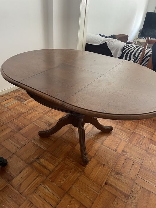Mesa de jantar extensivel - madeira