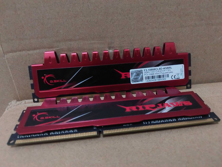 G.SKILL Ripjaws RAM Memory 4GB (2x2GB) DDR3 – 1333MHz64575233685250120