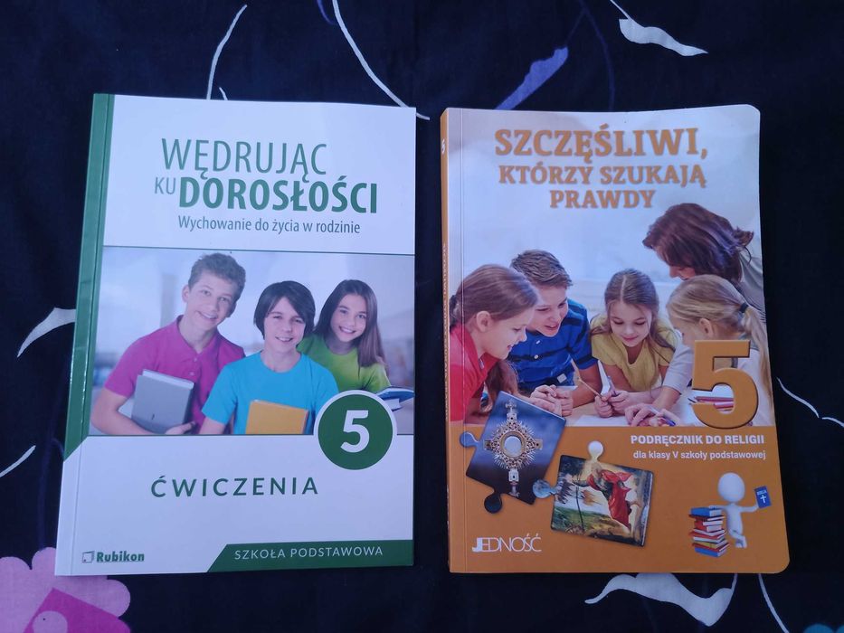 Podręcznik do religii kl. 5 i ćwiczenia do WDŻ kl.5