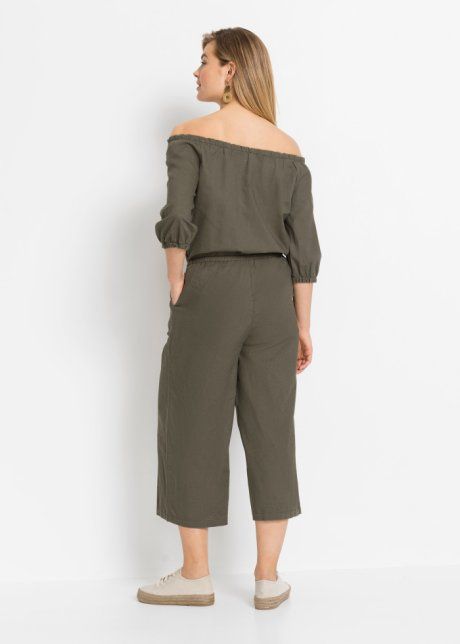 B.P.C kombinezon lniany khaki r.44