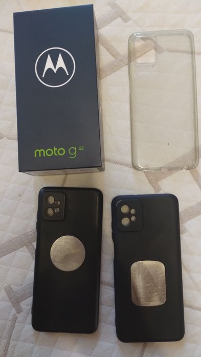 Motorola Moto g32 6/128 стан нового + 3 чохли