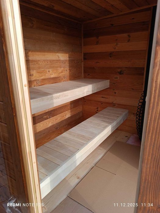 Sauna Ogrodowa opalana drewnem 230x200cm CAŁA POLSKA