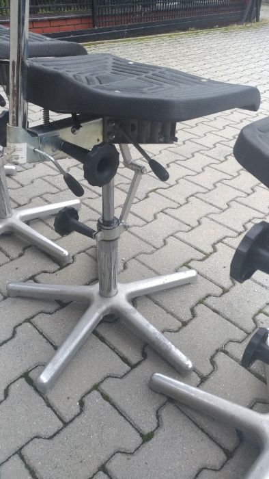 LÖW Fotel elektrostatyczny obrotowy techniczne krzesło ergonomiczne
