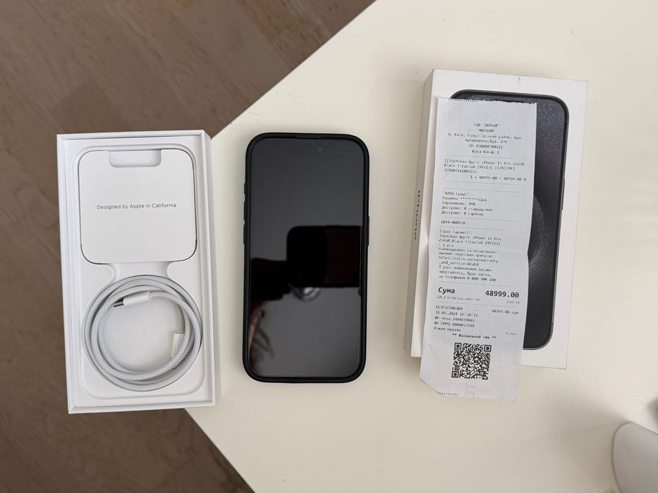Офіційний телефон Iphone 15pro 256gb Neverlock