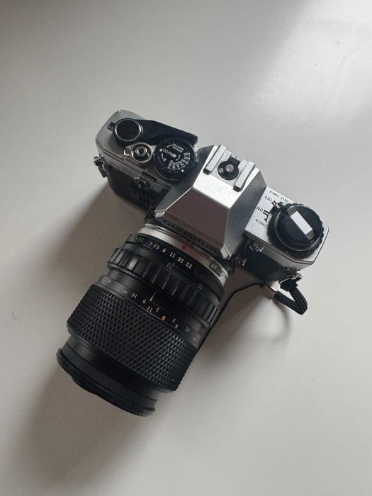 Olympus OM-10 + Olympus Zuiko 35-70mm f/4 Japan | Aparat analogowy vintage