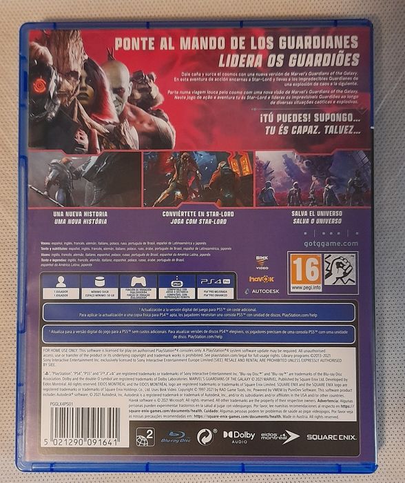 Guardians of the Galaxy PS4