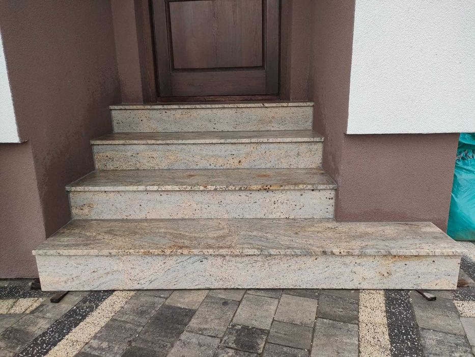 Schody tarasy balkony blaty kuchenne.granit marmur