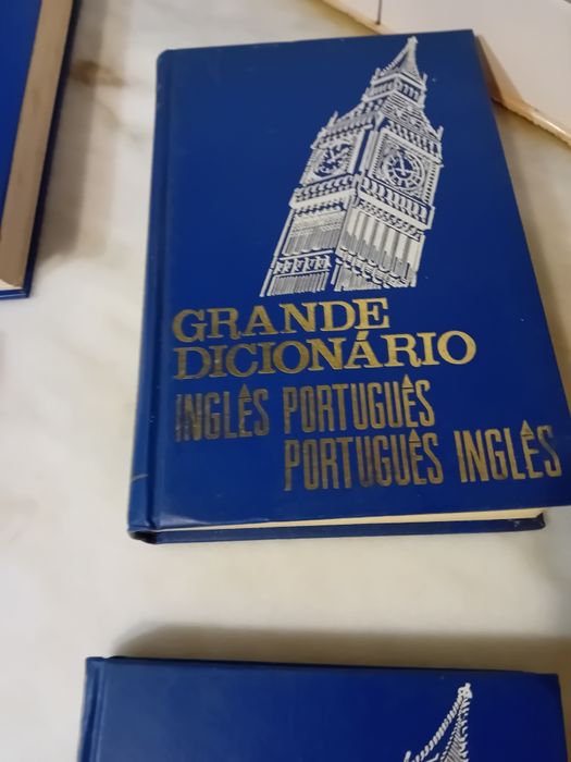 Conjunto de 4 Volumes Colecção Grande Dicionário Inglês-Português