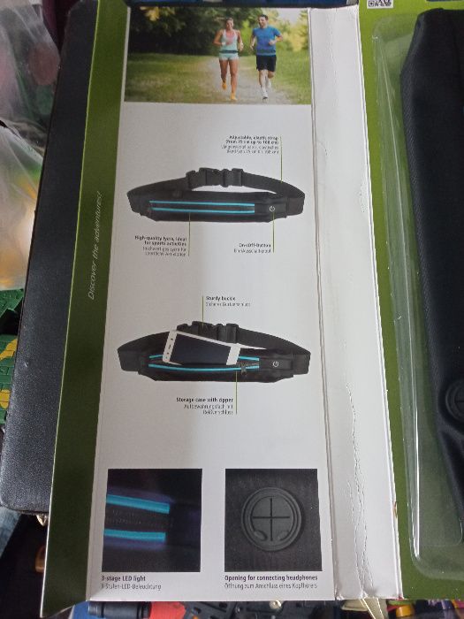 Sports Waist Bag, Hama + Extendable Bluetooth Selfie Stick64286332728579122