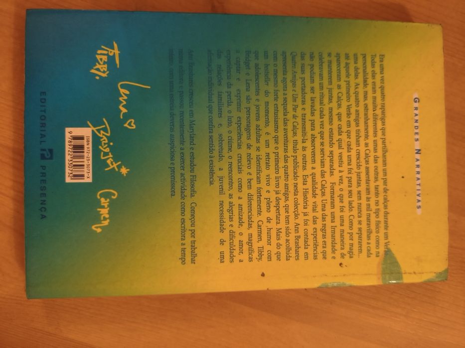 O segundo verão das quatro amigas e um par de calças Ann Brashares