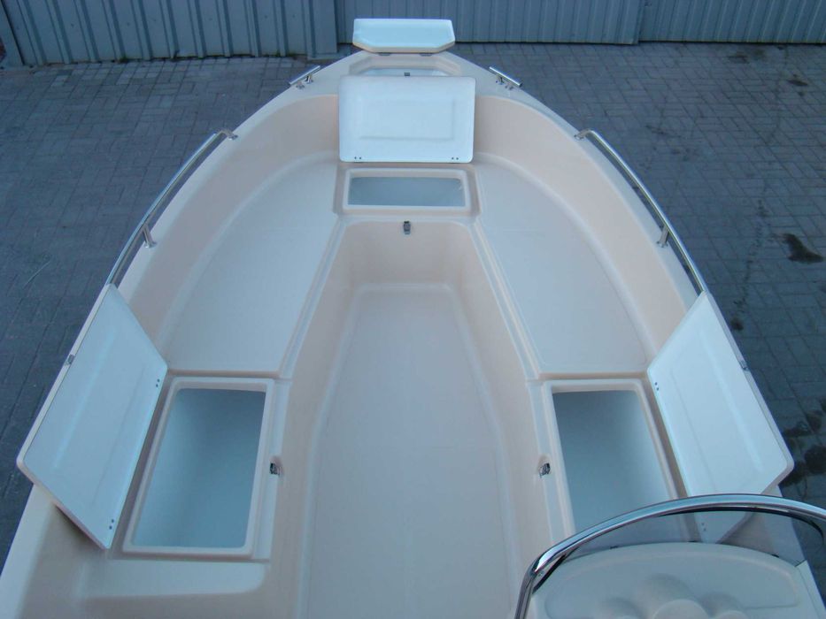 !! PROMOCJA !! Łódź łódka wędkarska, motorowa Romana 430 FISH