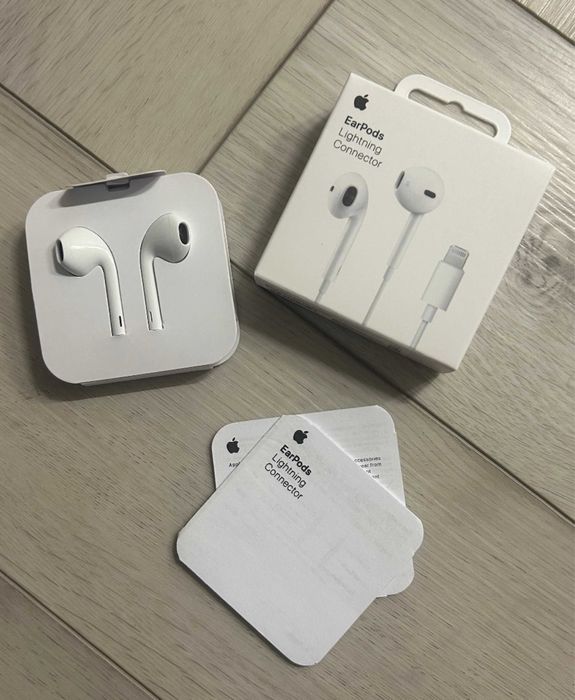Apple Earpods Lightning навушники ориг провідні мікрофоном для айфона