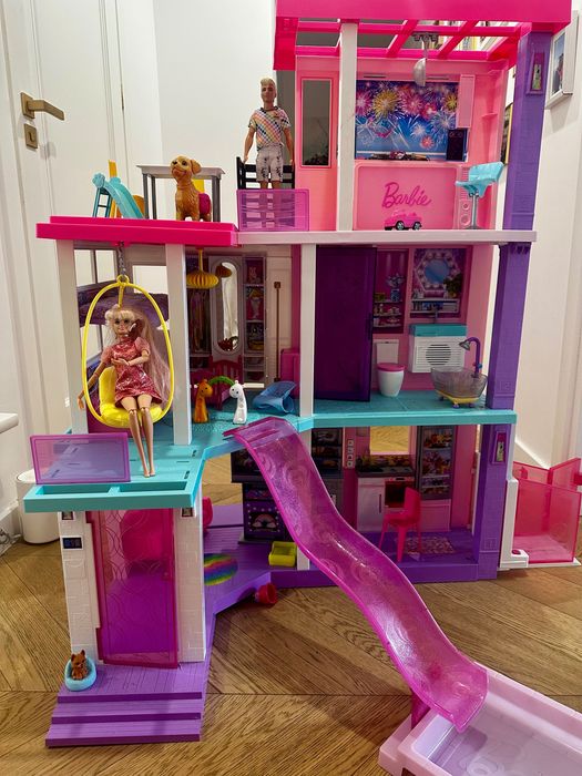 Domek Barbie Dreamhouse super stan!!!  + dodatki