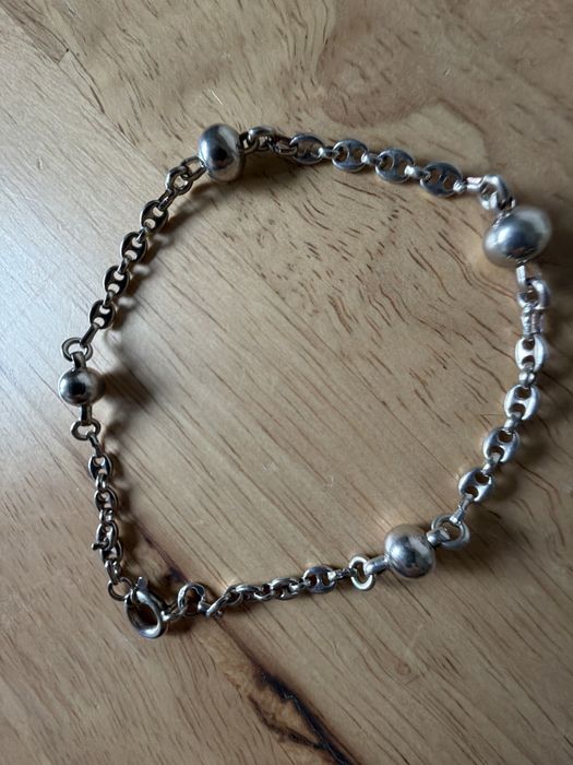 Pulseira de prata trabalhada