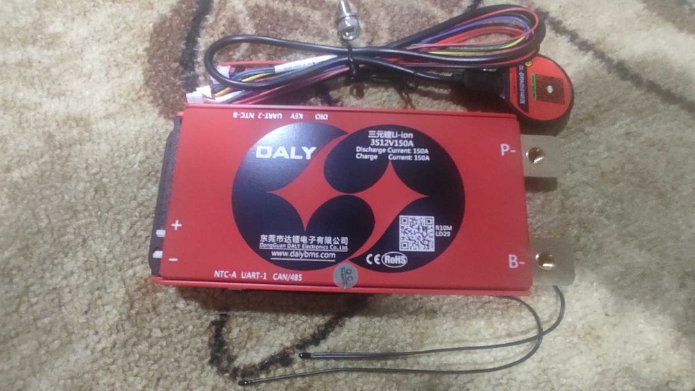 Daly BMS 3S 12V 150A для Li-ion (Літій-іонних АКБ) — Новий