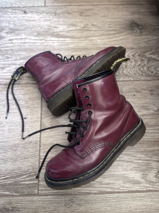 Dr martens bordowe 39 25 cm