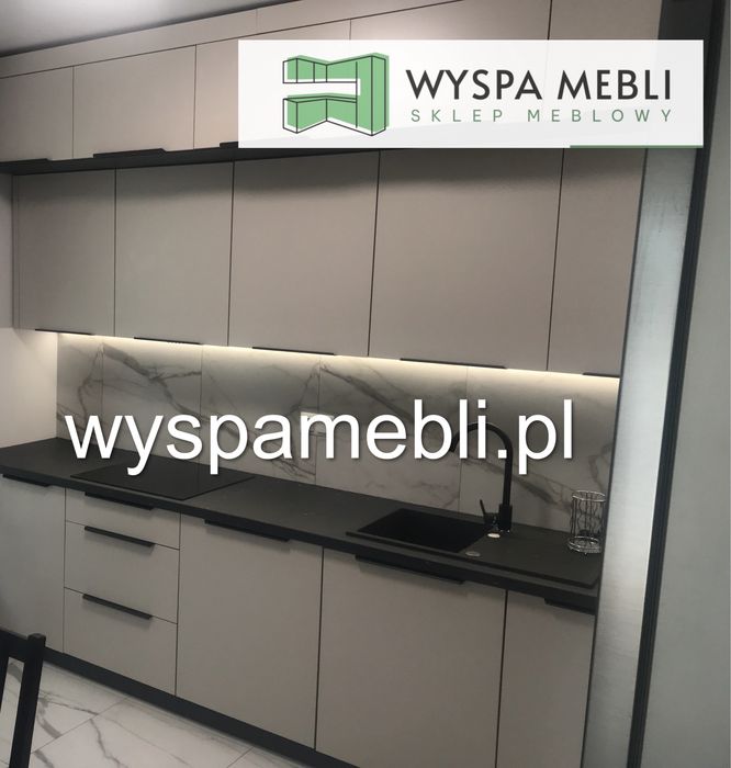 NOWA kuchnia meble kuchenne 355x190cm kaszmir Artisan narożna wymiar