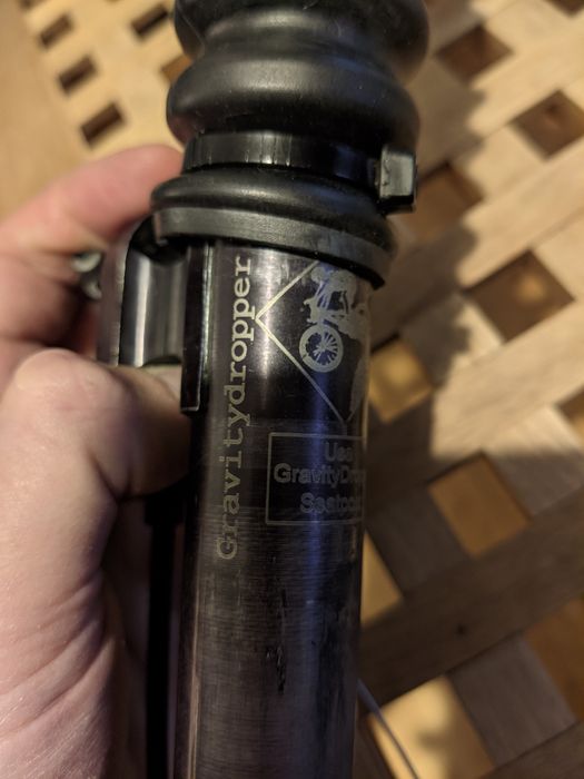 Sztyca regulowana myk myk Gravity Dropper Classic retro MTB 27,2