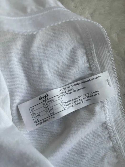 Sloggi by Triumph Basic+ Tai biała model M 38 majtki