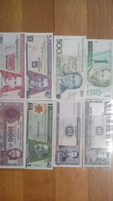 Sprzedam banknoty z  Ameryki południowej