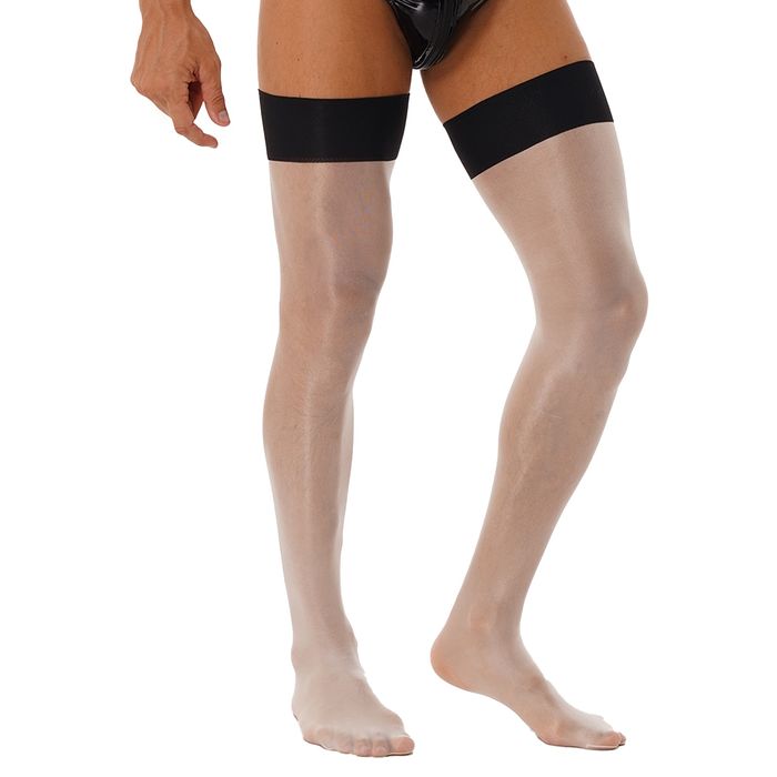 топовые чулки унисекс с масляным блеском  разные цвета