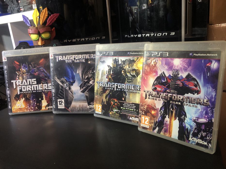 Zestaw pakiet gier Transformers PS3 kolekcja dla gracza i kolekcjonera