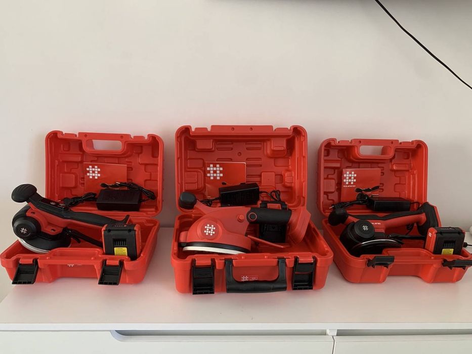 Виброприсоска аккумуляторная для плитки 21V, 1 ак. 140 мм 9395 Shijing