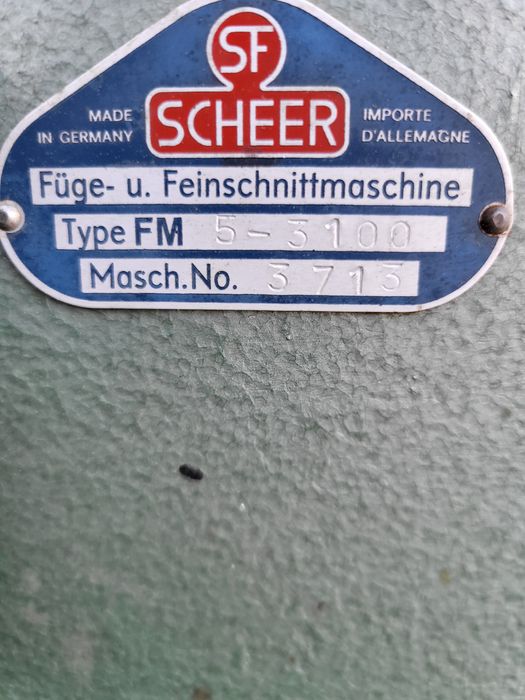 Пила для шпону, шпонообрізний верстат Scheer