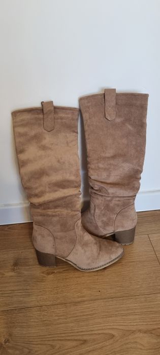 Kozaki beżowe  rozm.39